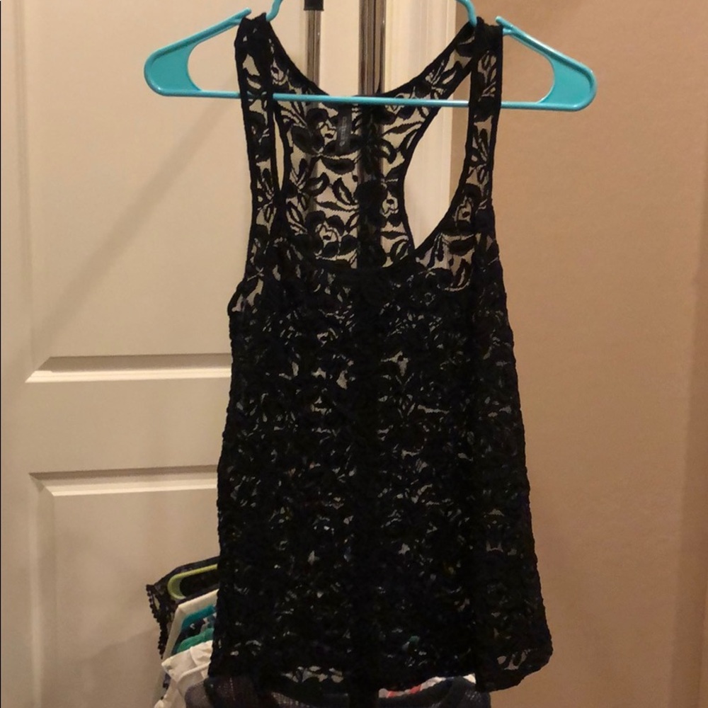 Full tilt lace tank top